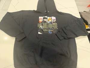 Crunchyroll Jujutsu Kaisen Anime Squad Graphic Black Pullover Hoodie